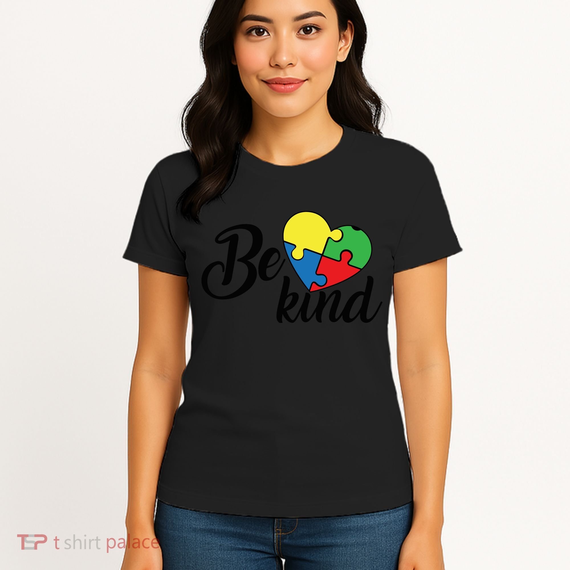 Autism, Be Kind Heart, Autism Awareness Women's T-Shirt