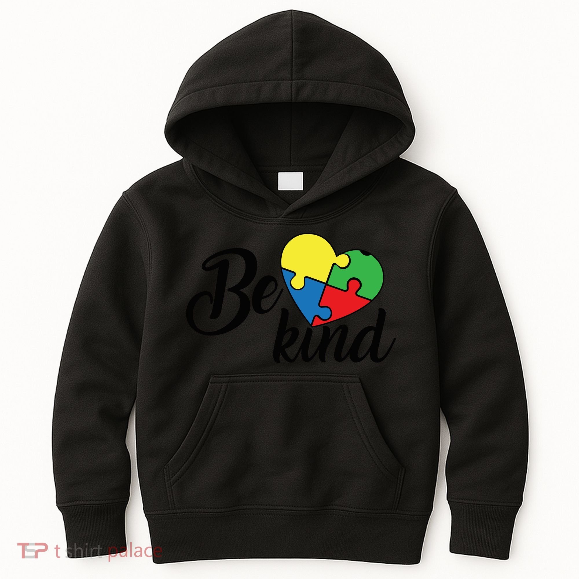 Autism, Be Kind Heart, Autism Awareness Kids Hoodie