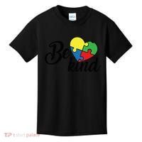Autism, Be Kind Heart, Autism Awareness Kids T-Shirt thumb 0