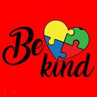 Autism, Be Kind Heart, Autism Awareness Santa Hat thumb 1