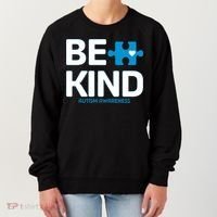Autism Be Kind E Kind Autism Awareness Women's Sweatshirt thumb 0