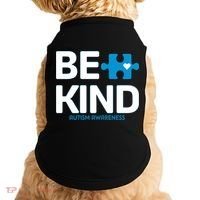 Autism Be Kind E Kind Autism Awareness Doggie Tank thumb 0