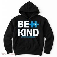 Autism Be Kind E Kind Autism Awareness Hoodie thumb 0