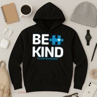 Autism Be Kind E Kind Autism Awareness Hoodie thumb 3