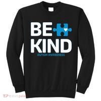 Autism Be Kind E Kind Autism Awareness Sweatshirt thumb 0