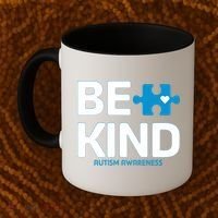 Autism Be Kind E Kind Autism Awareness Coffee Mug thumb 2
