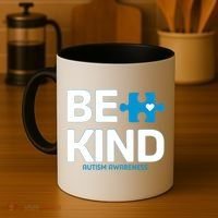 Autism Be Kind E Kind Autism Awareness Coffee Mug thumb 4