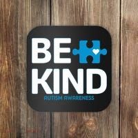 Autism Be Kind E Kind Autism Awareness Coaster thumb 0