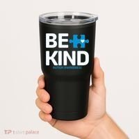 Autism Be Kind E Kind Autism Awareness Tumbler thumb 2