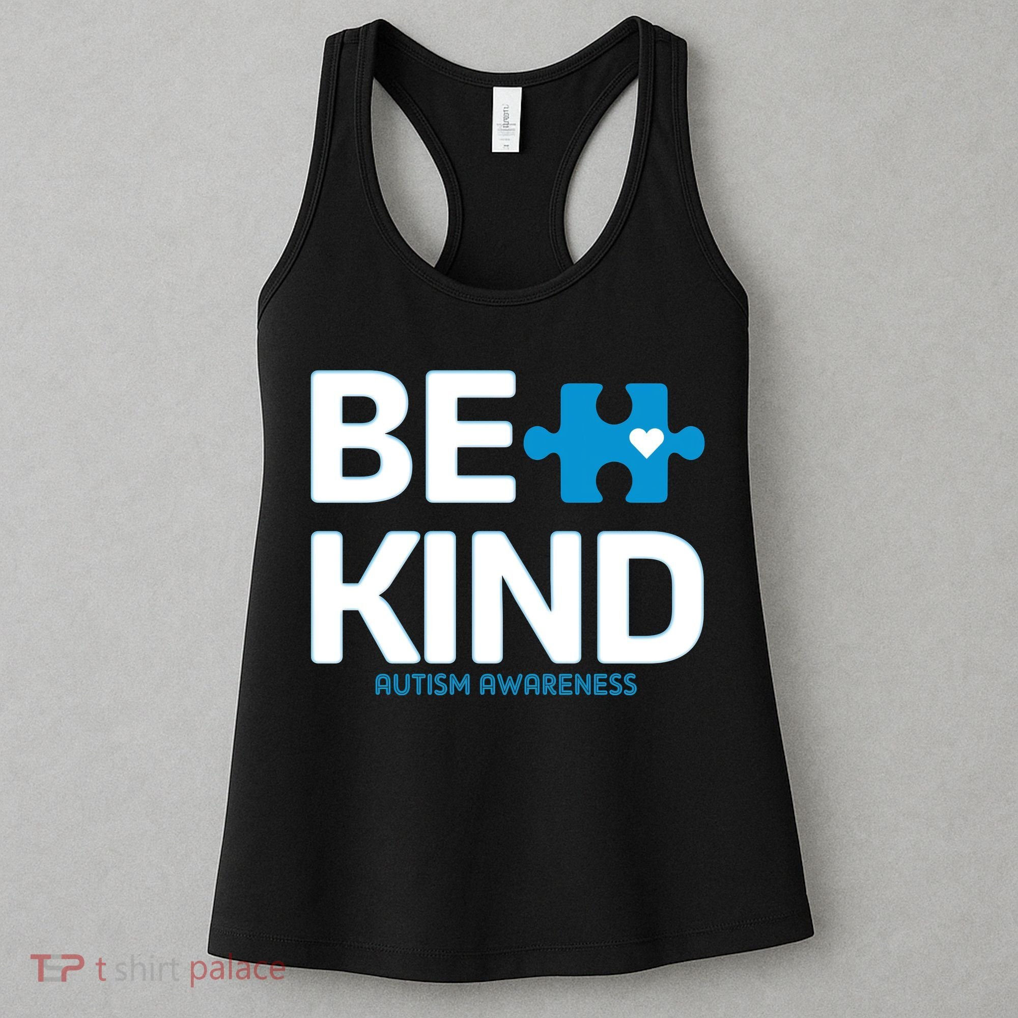 Autism Be Kind E Kind Autism Awareness Women's Tank Top