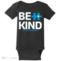 Autism Be Kind E Kind Autism Awareness Baby Bodysuit thumb 0