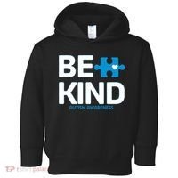 Autism Be Kind E Kind Autism Awareness Toddler Hoodie thumb 0