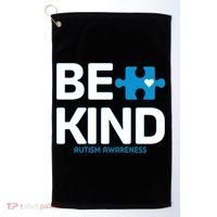 Autism Be Kind E Kind Autism Awareness Golf Towel thumb 0