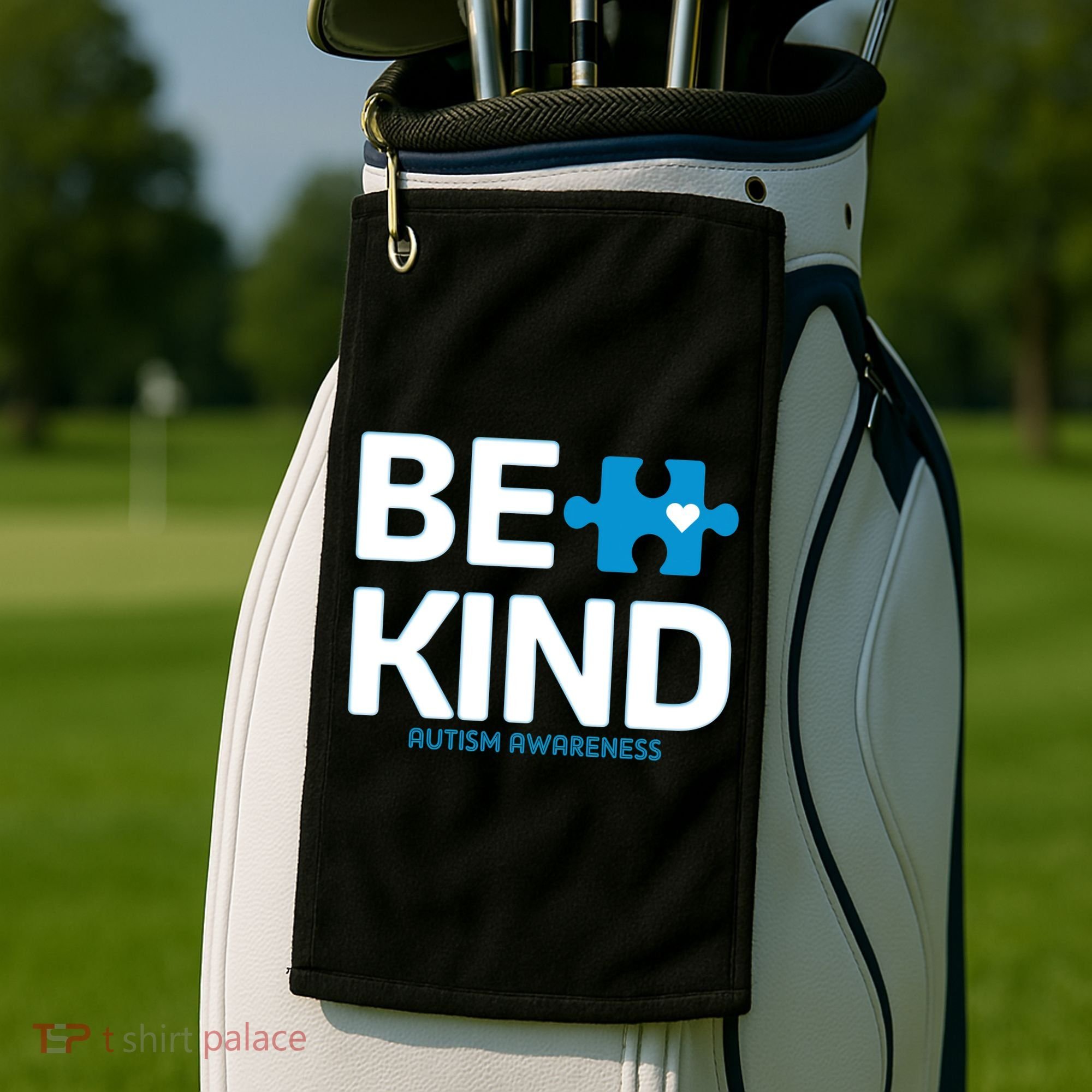 Autism Be Kind E Kind Autism Awareness Golf Towel