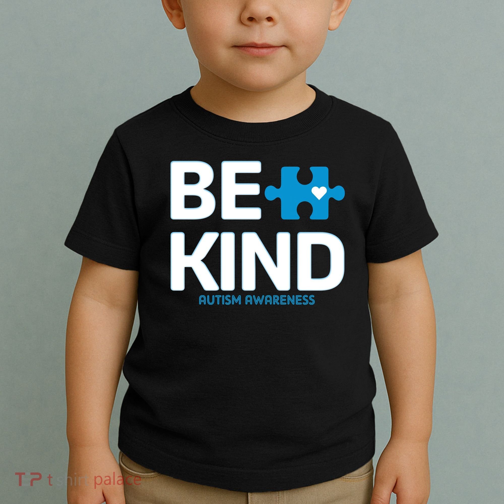 Autism Be Kind E Kind Autism Awareness Toddler T-Shirt