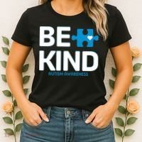Autism Be Kind E Kind Autism Awareness Women's T-Shirt thumb 2