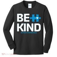 Autism Be Kind E Kind Autism Awareness Kids Long Sleeve Shirt thumb 0