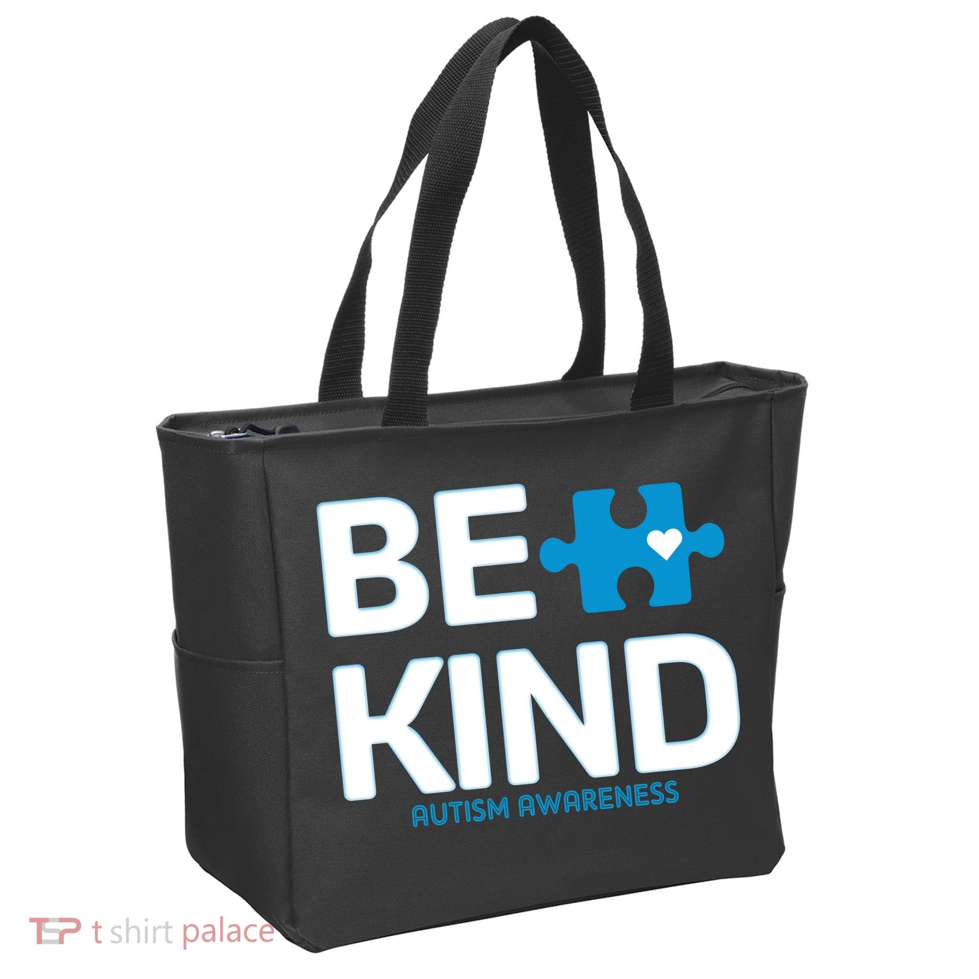 Autism Be Kind E Kind Autism Awareness Tote Bag