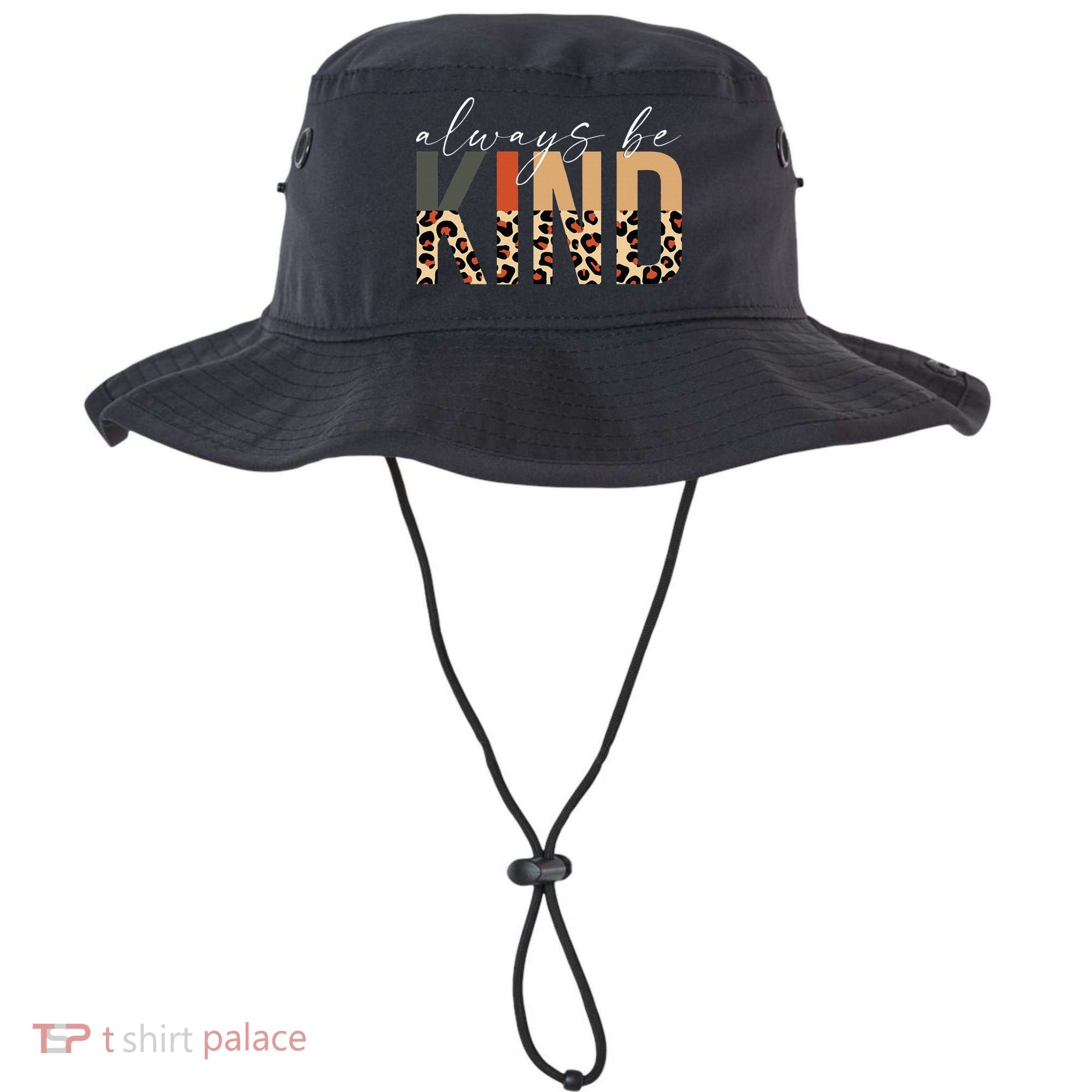 Always Be Kind Leopard Positive Kindness People Quote Bucket Hat