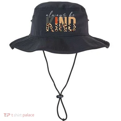 Always Be Kind Leopard Positive Kindness People Quote Bucket Hat