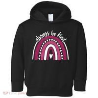 Always Be Kind Inspirational Rainbow Toddler Hoodie thumb 0