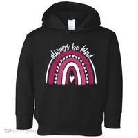 Always Be Kind Inspirational Rainbow Toddler Hoodie thumb 0