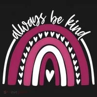 Always Be Kind Inspirational Rainbow Toddler Hoodie thumb 2