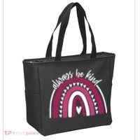 Always Be Kind Inspirational Rainbow Tote Bag thumb 2