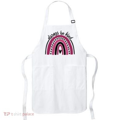 Always Be Kind Inspirational Rainbow Apron