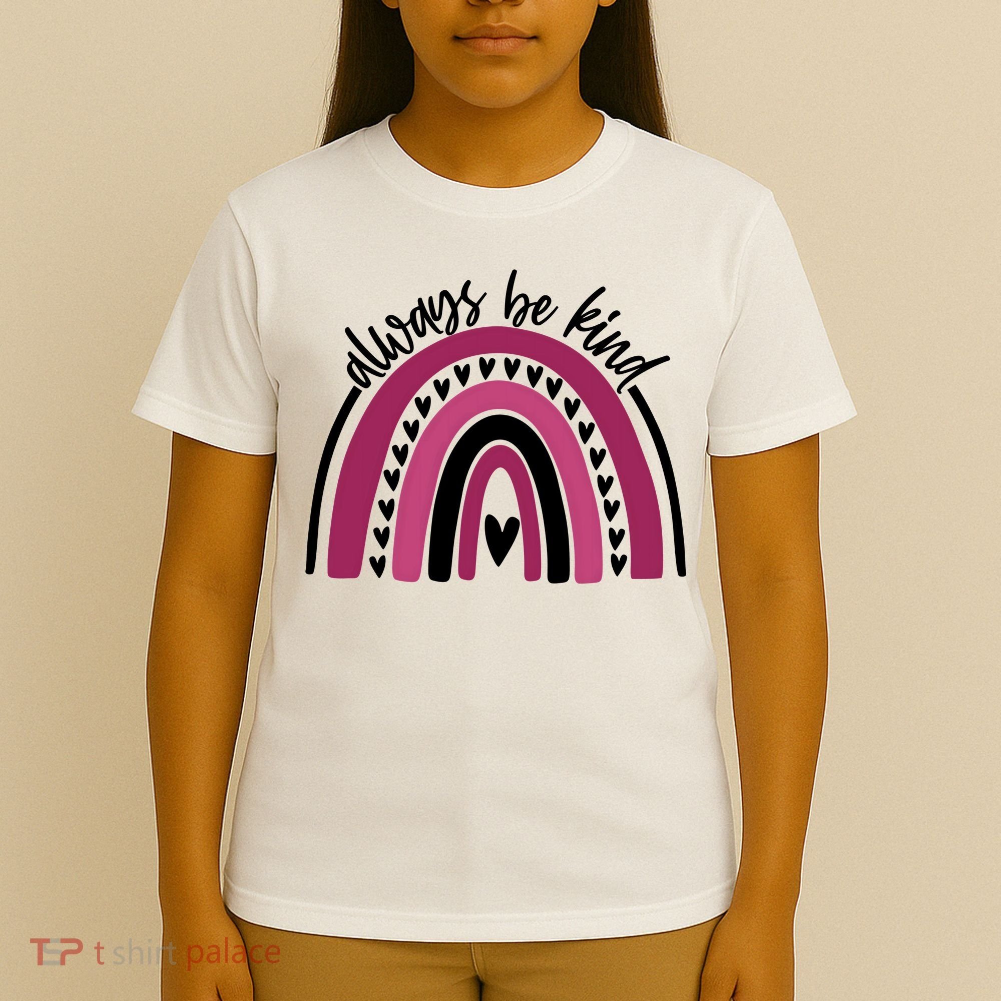 Always Be Kind Inspirational Rainbow T-Shirt