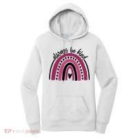 Always Be Kind Inspirational Rainbow Women's Hoodie thumb 0