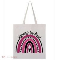 Always Be Kind Inspirational Rainbow Tote Bag thumb 0