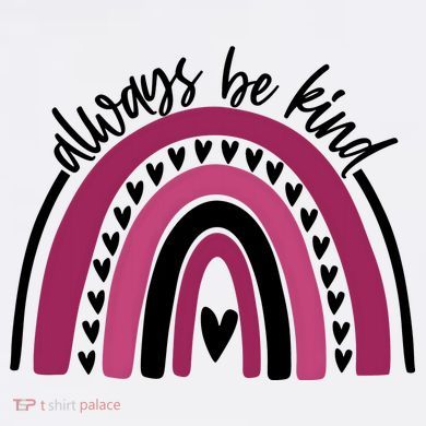 Always Be Kind Inspirational Rainbow Tote Bag