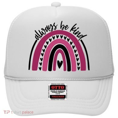Always Be Kind Inspirational Rainbow Hat