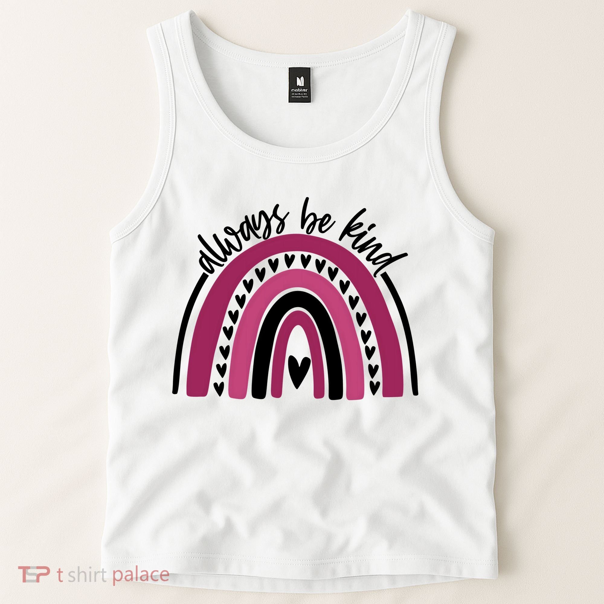 Always Be Kind Inspirational Rainbow Tank Top