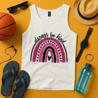Always Be Kind Inspirational Rainbow Tank Top thumb 4