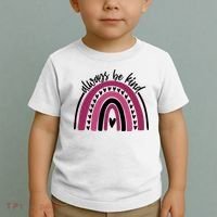 Always Be Kind Inspirational Rainbow Toddler T-Shirt thumb 2