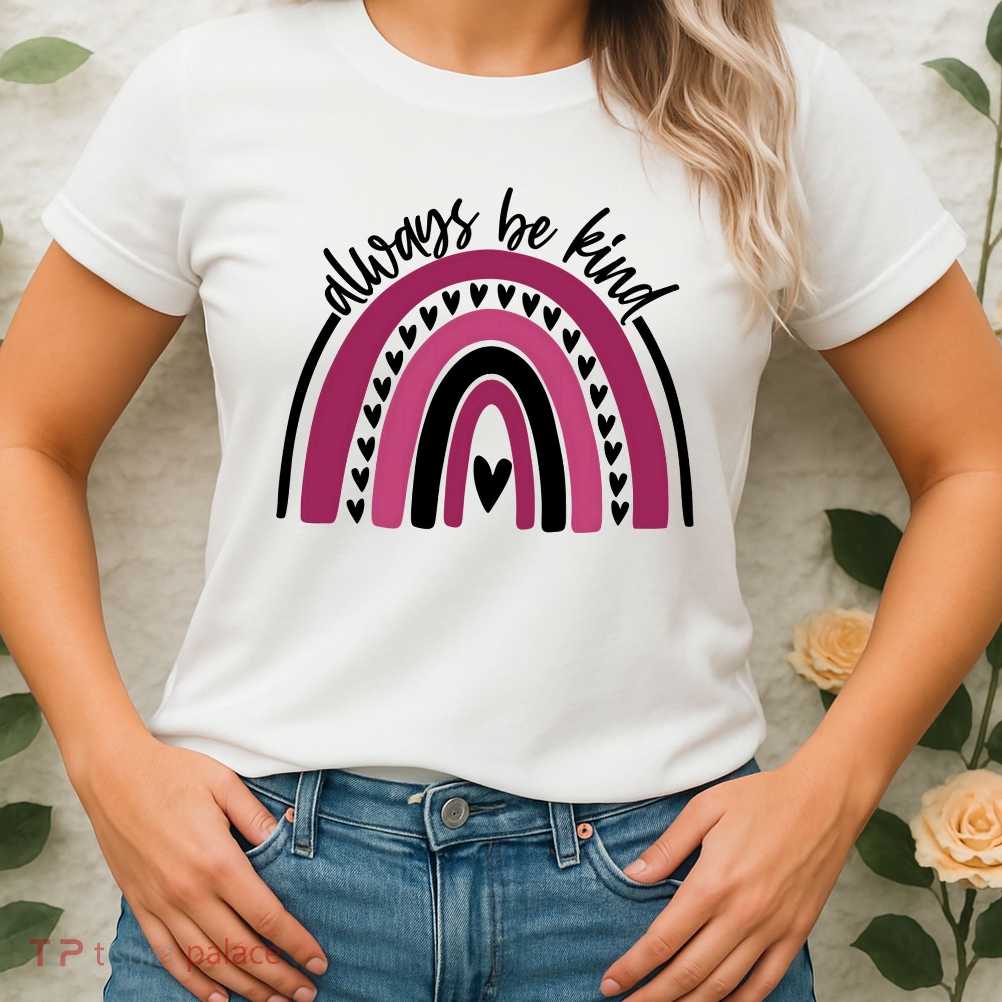 Always Be Kind Inspirational Rainbow Women's T-Shirt