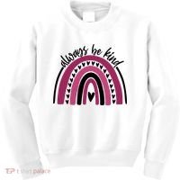 Always Be Kind Inspirational Rainbow Kids Sweatshirt thumb 0