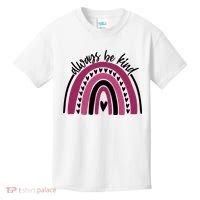 Always Be Kind Inspirational Rainbow Kids T-Shirt thumb 0