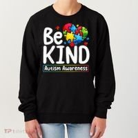 Autism Be Kind Be Kind Autism Awareness Women's Sweatshirt thumb 0
