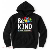 Autism Be Kind Be Kind Autism Awareness Hoodie thumb 0