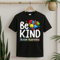 Autism Be Kind Be Kind Autism Awareness T-Shirt thumb 2