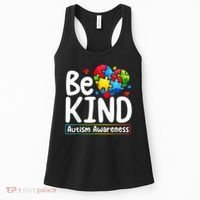 Autism Be Kind Be Kind Autism Awareness Women's Tank Top thumb 0