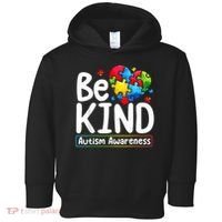 Autism Be Kind Be Kind Autism Awareness Toddler Hoodie thumb 0