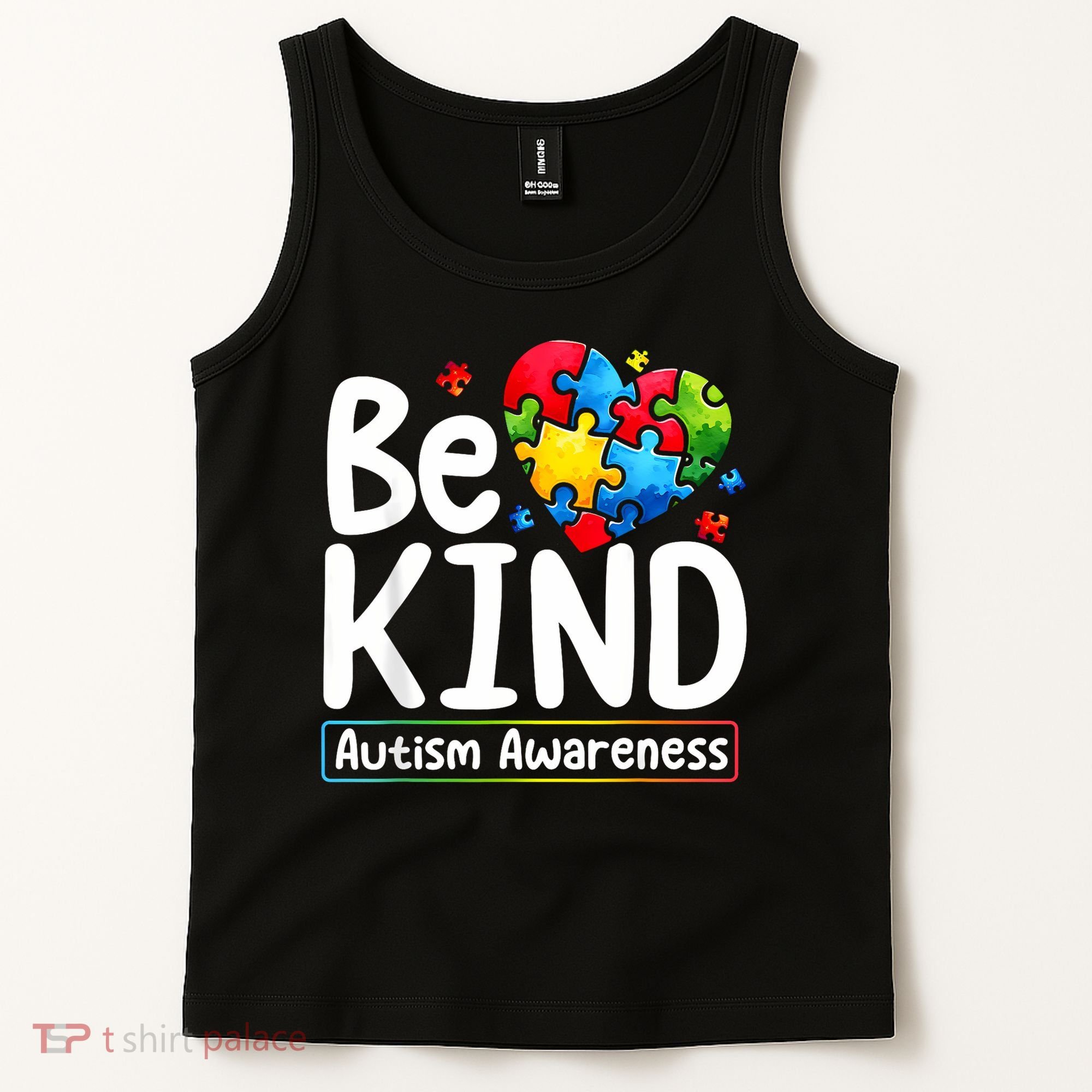 Autism Be Kind Be Kind Autism Awareness Tank Top