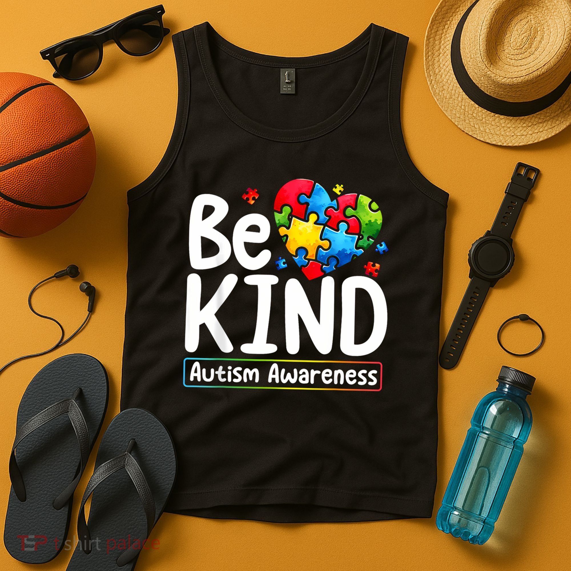 Autism Be Kind Be Kind Autism Awareness Tank Top