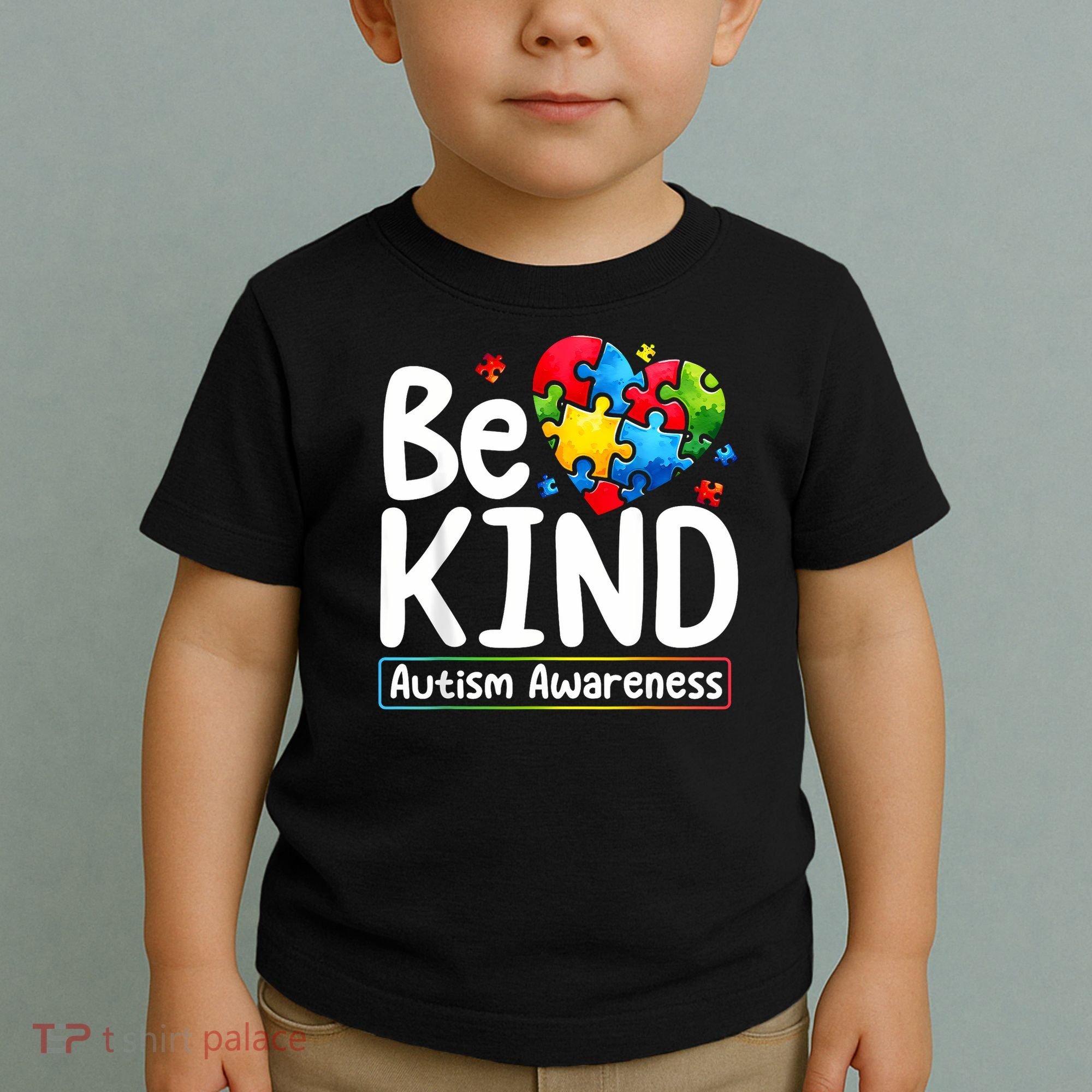 Autism Be Kind Be Kind Autism Awareness Toddler T-Shirt