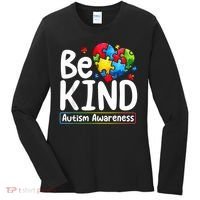 Autism Be Kind Be Kind Autism Awareness Women's Long Sleeve Shirt thumb 0