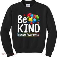 Autism Be Kind Be Kind Autism Awareness Kids Sweatshirt thumb 0